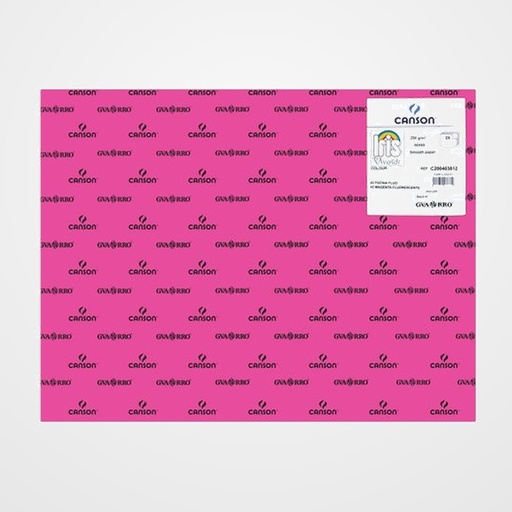 CARTULINA FLUOR 50x65 cm IRIS 250g FUCSIA PAQUETE de 25