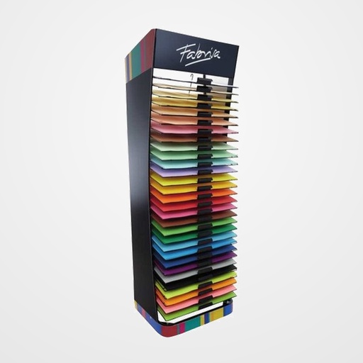 CARTULINA 50x65 cm FABRISA 180g EXPOSITOR METALICO 30P CONTENIDO 750 uds. (30 col.x 25)
