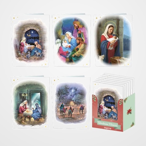 CHRISTMAS ARGUVAL CLASICOS ORLA 116x164 SURTIDO EXP. 50 (5 mod.)