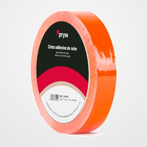 CINTA ADHESIVA PRYSE OPP 19x63 NARANJA