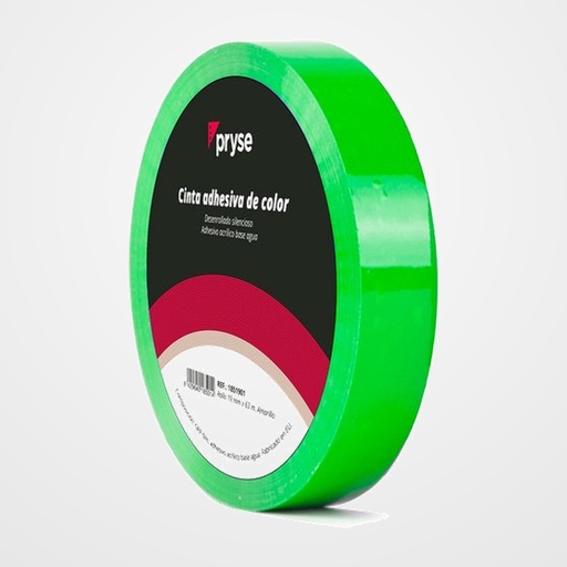 CINTA ADHESIVA PRYSE OPP 19x63 VERDE