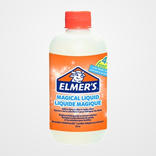 COLA ELMER´S SLIME LIQUIDO MAGICO ACTIVADOR 259 ml TRANSPARENTE