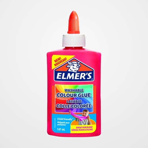 COLA ELMER´S SLIME OPACO LAVABLE 147 ml ROSA