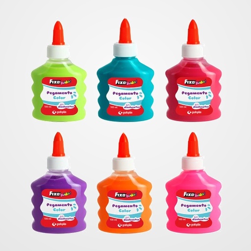 COLA FIXO KIDS COLOR 100ml EXPOSITOR DE 12