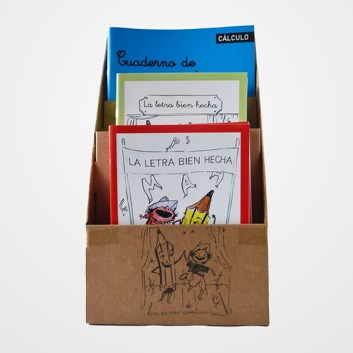 CUADERNO REBOST (CAS.) EXPOSITOR COMBINADO de 66 12 uds. MATEMATICAS 27 uds. MAYUSCULAS 27 uds. MINUSCULAS