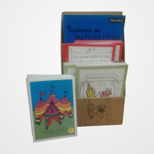 CUADERNO REBOST (CAS.) EXPOSITOR COMBINADO de 70 16 uds. MATEMATICAS 27 uds. MAYUSCULAS 27 uds. MINUSCULAS 25 uds. PINTEMOS REGALO SIN CARGO