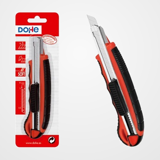 CUTER DOHE 9 mm. AUTORECARGABLE (Incluye 5 cuchillas)