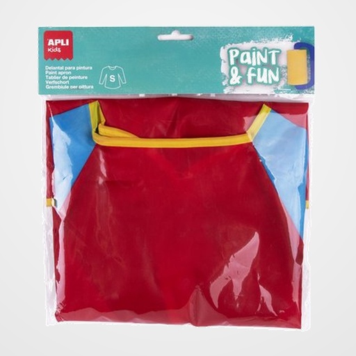 DELANTAL APLI INFANTIL CON BOLSILLO
