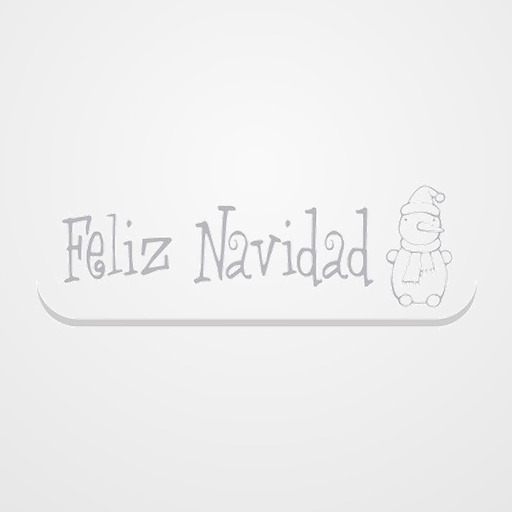 ETIQUETAS REGALO ADH. HOLOGRAFICAS ROLLO  250 uds. 45x15  FELIZ NAVIDAD  BLANCO