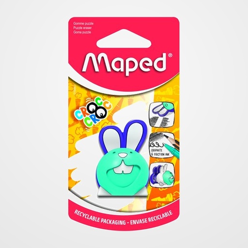 GOMA de BORRAR MAPED CROC CROC DUO SURTIDO BLISTER de 1