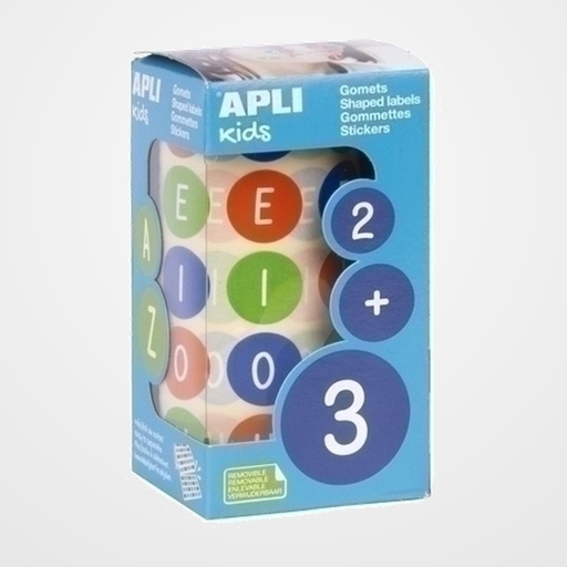 GOMETS APLI ROLLO VOCALES MULTICOLOR REMOVIBLE Ø 20 mm  16797