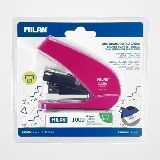 GRAPADORA MILAN COMPACT. ENERGY SAVING SERIE ACID ROSA