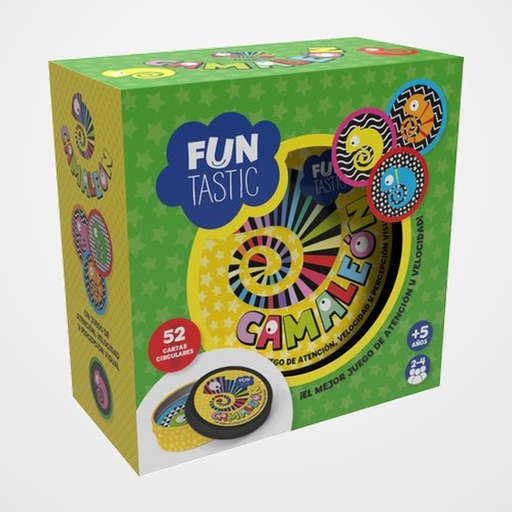 JUEGO IMAGILAND CARTAS REDONDAS FUNTASTIC CAMALEON C/CAJA
