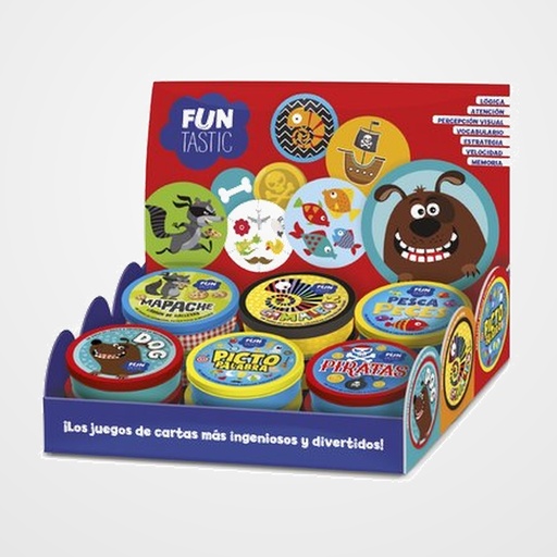 JUEGO IMAGILAND DISPLAY CARTAS REDONDAS FUNTASTIC (24 uds)