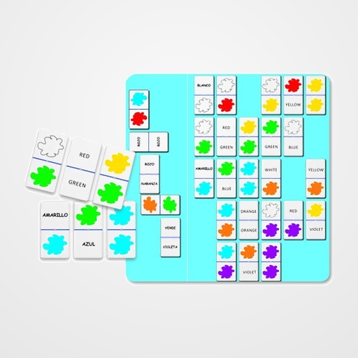 JUEGO KLUGER DOMINO COLORES (28 piezas para + 3años)