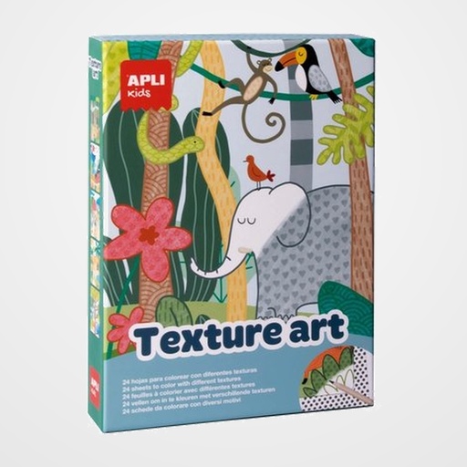 KIT APLI KID COLOREA CON TEXTURAS TEXTURE ART (+5 años)