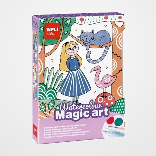 KIT APLI KIDS WATERCOLOUR MAGIC ART (+5 años)