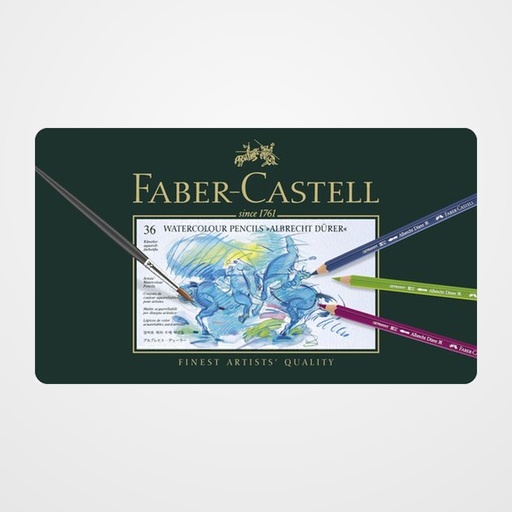 LAPICES ACUARELABLES FABER-CASTELL ALBRECHT DÜRER estuche METAL de  36