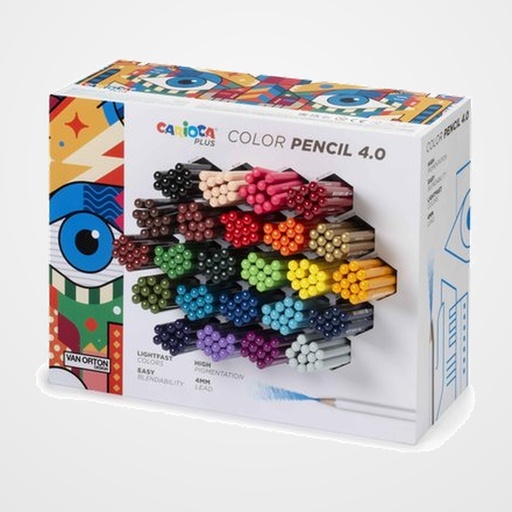 LAPICES de COLORES CARIOCA PLUS EXPOSITOR de 288