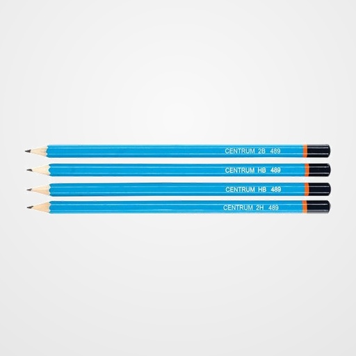 LAPIZ de GRAFITO CENTRUM SURTIDO (2H, 2B, 2xHB) BLISTER DE 4