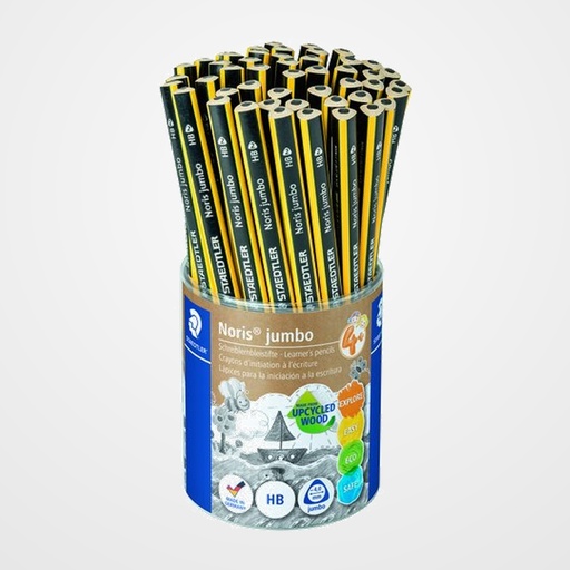 LAPIZ de GRAFITO STAEDTLER 119 NORIS CLUB TRIANGULAR JUMBO EXPOSITOR de 48