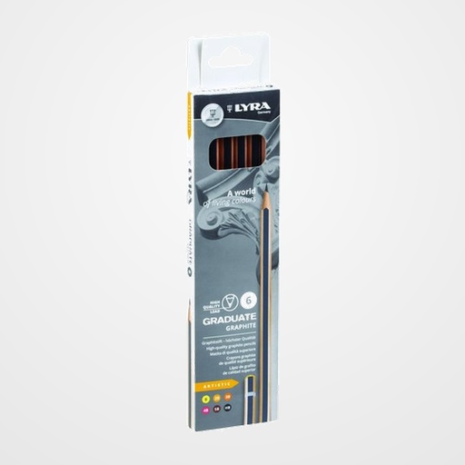 LAPIZ LYRA GRADUATE GRAPHITE ARTISTIC CAJA DE 6