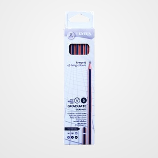 LAPIZ LYRA GRADUATE GRAPHITE TECHNICAL CAJA DE 6
