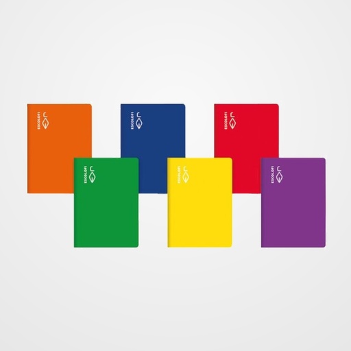 LIBRETA ESCOLOFI Fº 50h MILIMETRADO 2x4x8 70g NARANJA