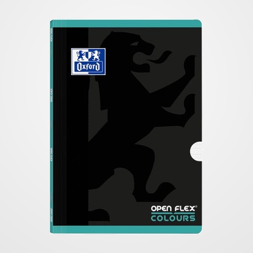 LIBRETA GRAPADA OXFORD SCHOOL OPENFLEX COLOURS A4 48h CON BANDA HORIZONTAL ICE MINT
