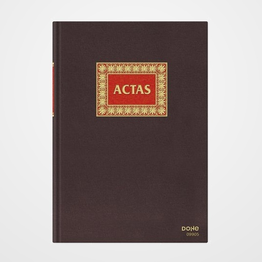 LIBRO CONTABILIDAD DOHE Fº 100 HOJAS ACTAS