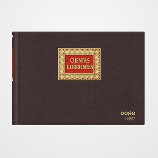 LIBRO CONTABILIDAD DOHE 4º APAISADO 100H CUENTAS CORRIENTES