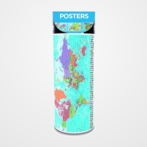 MAPA ERIK POSTER 61x91,5 cm EXPOSITOR de 60 20 ud. GPE5030 MAPA ESPAÑA 10 ud. GPE5045 MAPA EUROPA 30 ud. GPE5044 MAPA MUNDO