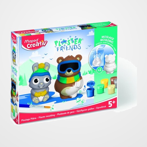 MAPED CREATIVE PLASTER FRIENDS YESO AMIGOS DEL INVIERNO