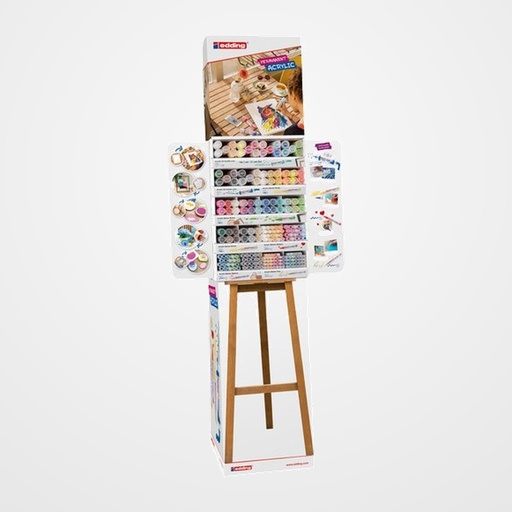 MARCADOR ACRYLIC EDDING SURTIDO EXPOSITOR de 224 (48x5000 + 80x5100 + 66x5300 + 30x5400)