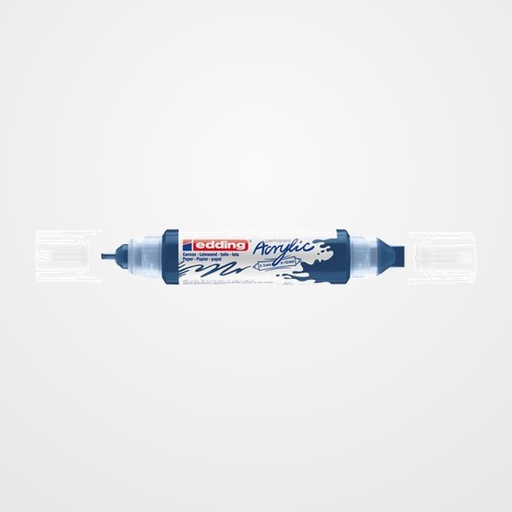 MARCADOR ACRYLIC EDDING 5400 3D DOBLE PUNTA (2-3/5-10 mm) AZUL NOCHE