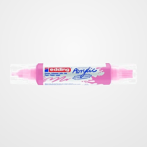 MARCADOR ACRYLIC EDDING 5400 3D DOBLE PUNTA (2-3/5-10 mm) MALVA