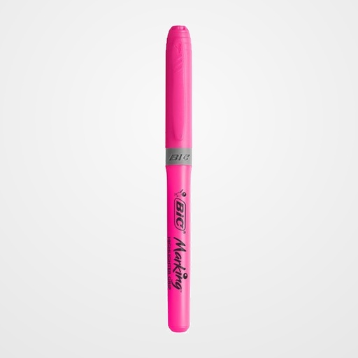 MARCADOR FLUOR BIC BRITE LINER GRIP ROSA