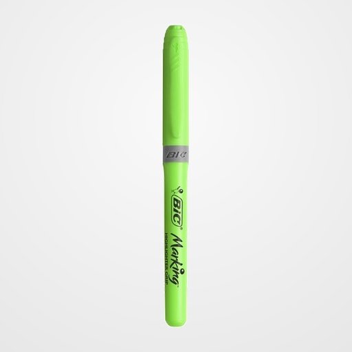 MARCADOR FLUOR BIC BRITE LINER GRIP VERDE