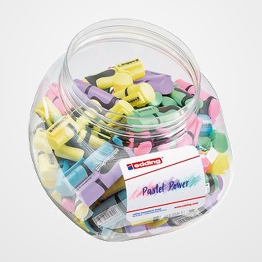 MARCADOR FLUOR EDDING MINI 7 COLORES SURTIDOS BOMBONERA DE 100