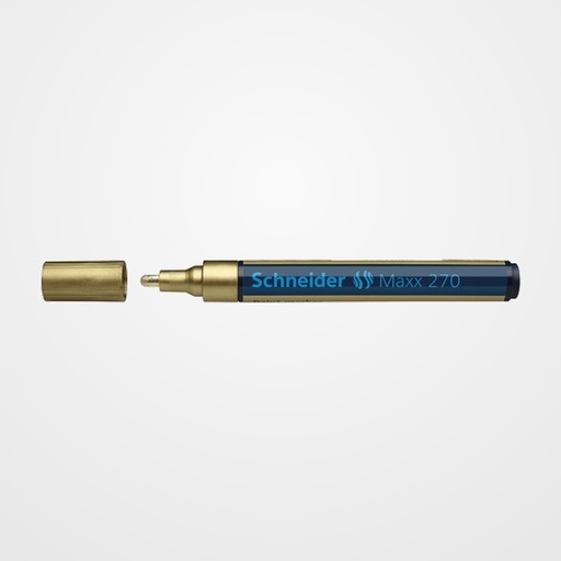 MARCADOR PERMANENTE SCHNEIDER MAXX 270 CONICO 1-3 mm ORO