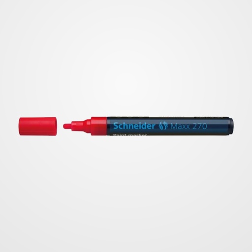 MARCADOR PERMANENTE SCHNEIDER MAXX 270 CONICO 1-3 mm ROJO