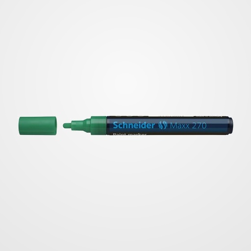 MARCADOR PERMANENTE SCHNEIDER MAXX 270 CONICO 1-3 mm VERDE