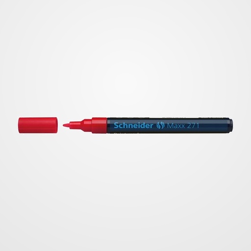 MARCADOR PERMANENTE SCHNEIDER MAXX 271 CONICO 1-2 mm ROJO