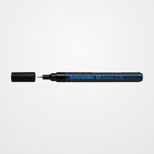 MARCADOR PERMANENTE SCHNEIDER MAXX 278 CONICO 0,8 mm NEGRO