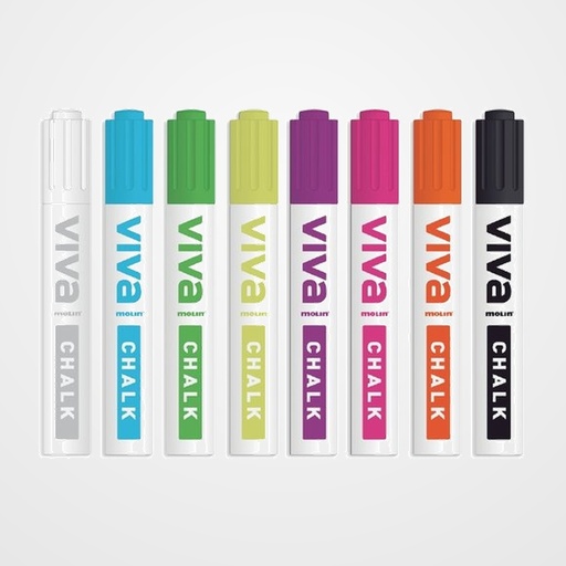 MARCADOR TIZA LIQUIDA MOLIN BLISTER DE 1