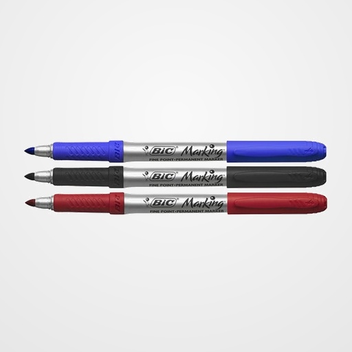 MARCADOR T.OPACA PERM. BIC MARKING COLOR COLORES METALICOS CAJA DE 12