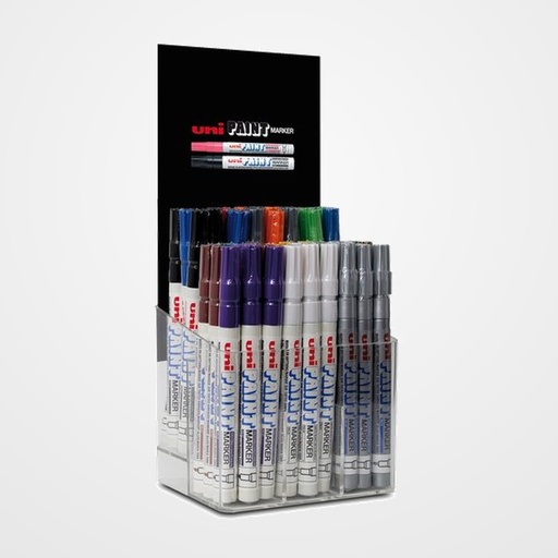 MARCADOR T.OPACA PERM. UNI-BALL PAINT MARKER 0,8 (PX-21)  EXPOSITOR de 54