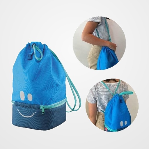 MOCHILA PORTA ALIMENTO MAPED KIDS CONCEPT AZUL