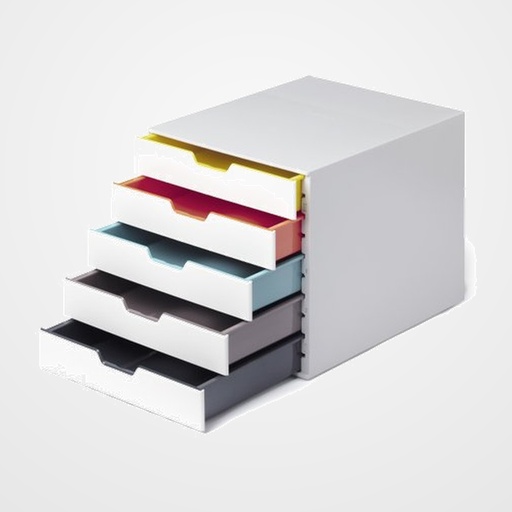 MODULO DURABLE 5 CAJONES VARICOLOR MIX