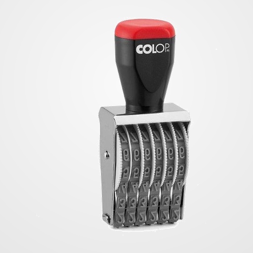 NUMERADOR MANUAL COLOP 07006 (7mm/6 bandas)